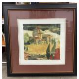 40x40in. Signed Charles R. Davies Morgenthal II