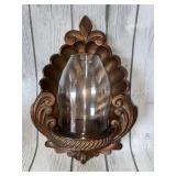 15in. Wall Sconce with Glass Shade
