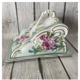 Hand Painted Covered Cheese Dish