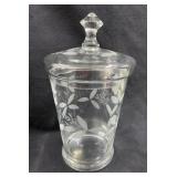 12in. Glass Storage Jar with Lid