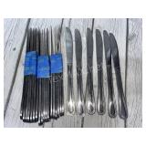 (2) Dozen Stainless Steel Butter Knives