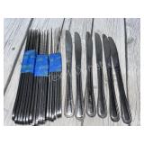 (2) Dozen Stainless Steel Butter Knives