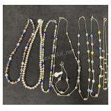 Assorted Beaded Necklaces & Bracelet (L)