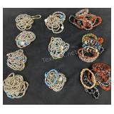 (100) Assorted Bracelets (w)