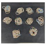 (100) Assorted Bracelets  (8)