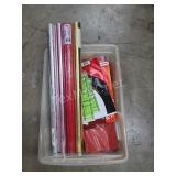 Gift Wrap in Storage Container