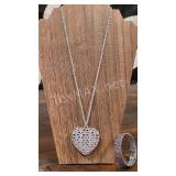 Rhinestone Necklace & Bracelet