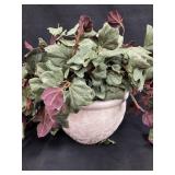 Planter W/Faux Foliage