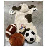 Doggy Mat & Baseball Toys