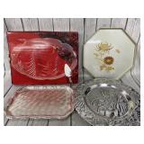 (4) Serving Platters
