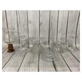 Glass Candle Stick Holder