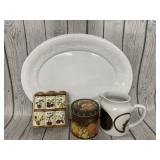 Plastic Oval Platter and More