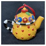 Mary Engelbreit Vintage Blossom Teapot Ornament