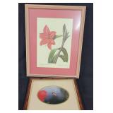 (2) Framed Garden Prints^