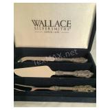 Wallace Silverplate Gran Antique Cheese Set