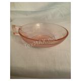 Pink Depression Glass Candy Dish