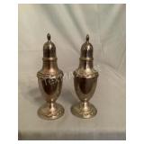 Rogers Sterling Silver Salt & Pepper Shakers