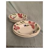 (5) Maxam Hand Painted Bowls