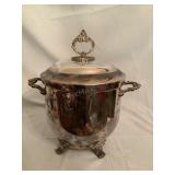 F B Rogers Silverplate Ice Bucket with Lid