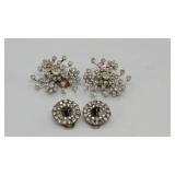 Vintage Rhinestone Earrings