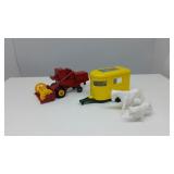 Matchbox Combine Harvester & Pony Trailer
