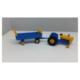 Matchbox Ford Tractor & Hay Trailer