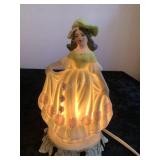 Vintage Ball Gown Lady Lamp