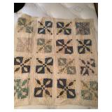 Antique Handmade Baby Quilt