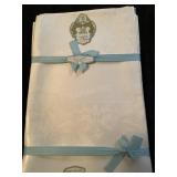 (8)  New Vintage Gold Medal Pure Linen Napkins