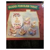 New Vintage Porcelain Easter Tea Set