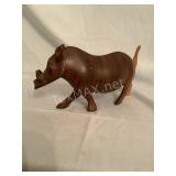 Hand Craved Wart Hog 6.5 in