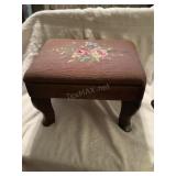 Embroiled  Top Footstool