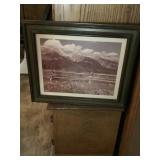 Framed  Pasture Scene