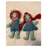 Handmade Replica of Raggedy Ann& Andy