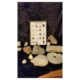 Collection of Mineral Samples & Rocks