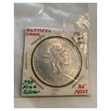 1968 Mexico XIX Olympic Silver Coin