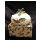 Vintage Lefton Xmas Candy Dish