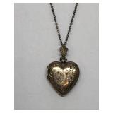 12K Plated Locket And Chain