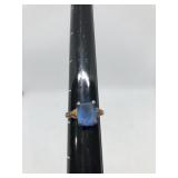 10k Blue Stone Ring