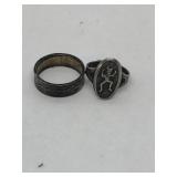 2 Sterling Rings