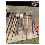 Collection of Yard Tools