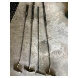 (4) Putters (2) Odyssey, Golfsmith & Spalding
