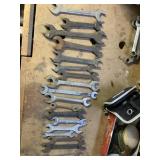 18 Double Ended Wrenches- Includes Dunlap