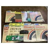 Assortment of Sanpaper and Block