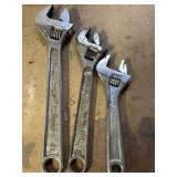 3 Cresent  Wrenches