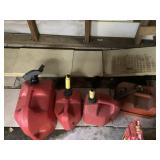 4 Gas Cans 1 Metal