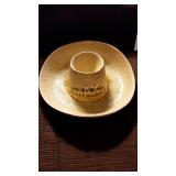 Handmade Sombrero Chip & Dip Bowl