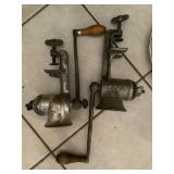 2 Vintage Meat Grinders
