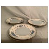 (6) Noritake China Snack Plates