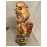 Girl in Rooster Easter Suit